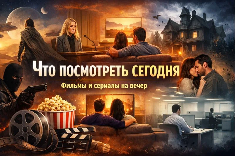 Что посмотреть сегодня: фильмы и сериалы на вечер